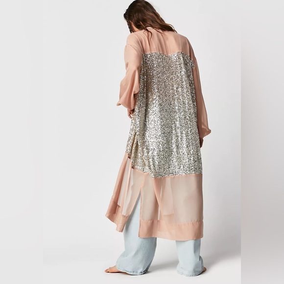 Never Fully Dressed Sequin Mix Lil Shirt Dress - Picture 2 of 8